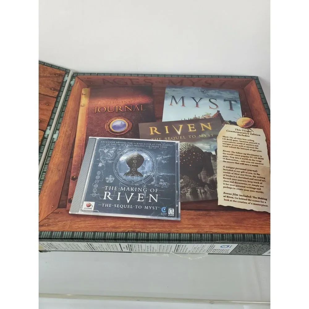 AGES of‎ Myst RIVEN 5th Anniv PC Game Commemorative Edition Big Box